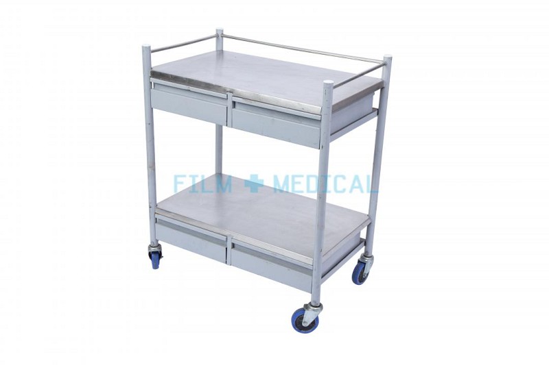 Trolley Rectangular with Drawers